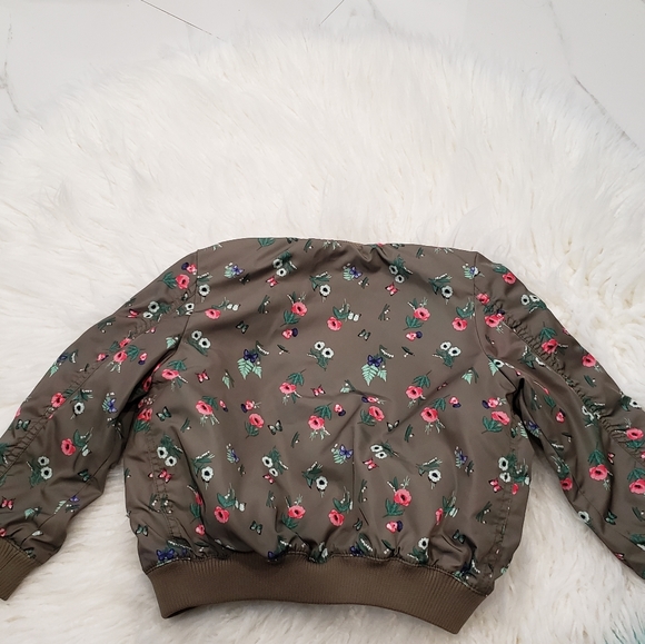 H&M USA 4-5 Youth Floral Print Jacket - Picture 8 of 14